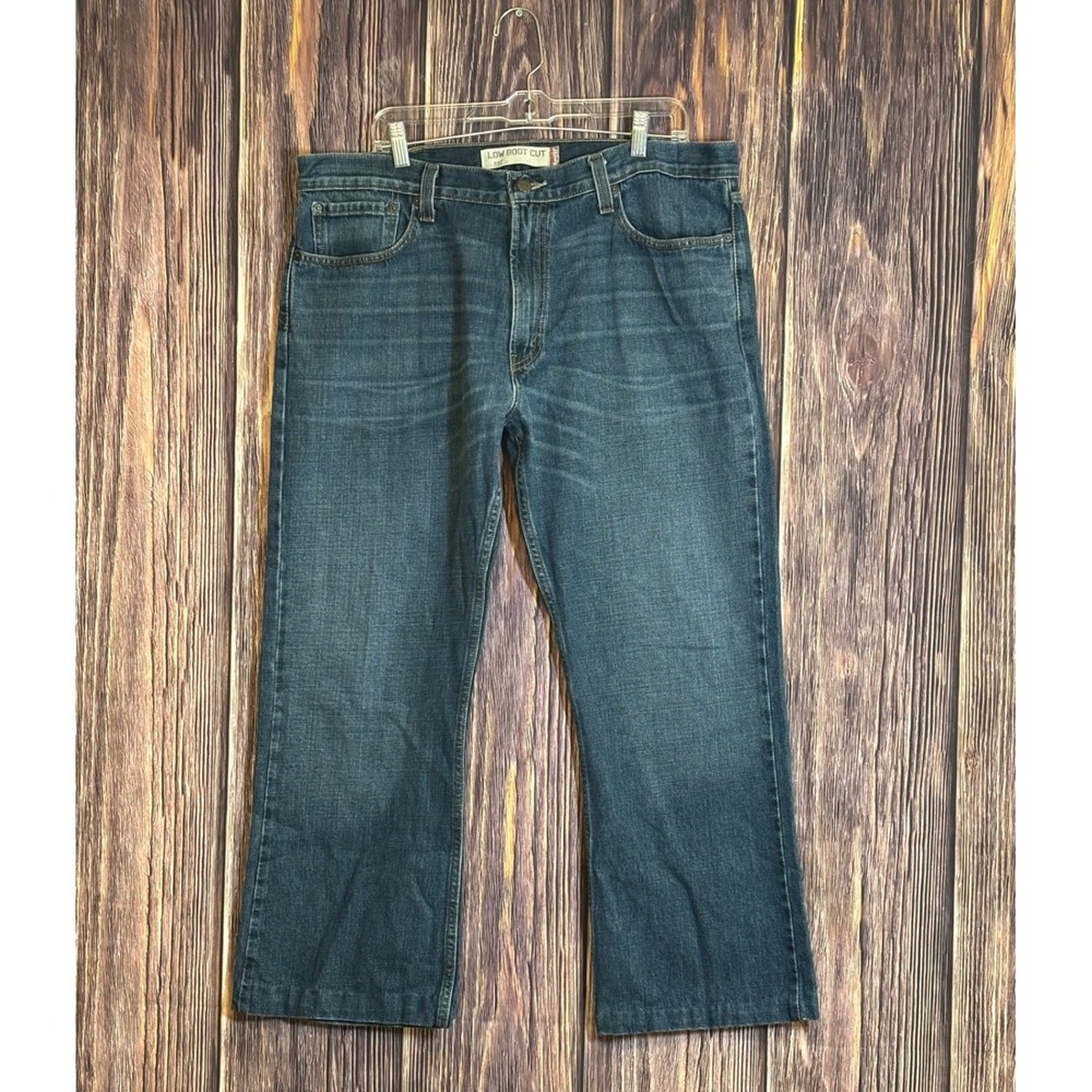 Levi's 527 Jeans Mens W38 L30 Blue Medium Wash Bootcut Denim Cotton Classic